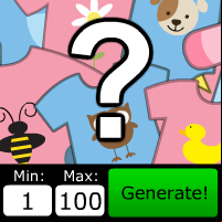 Baby Clothes Random Number Generator